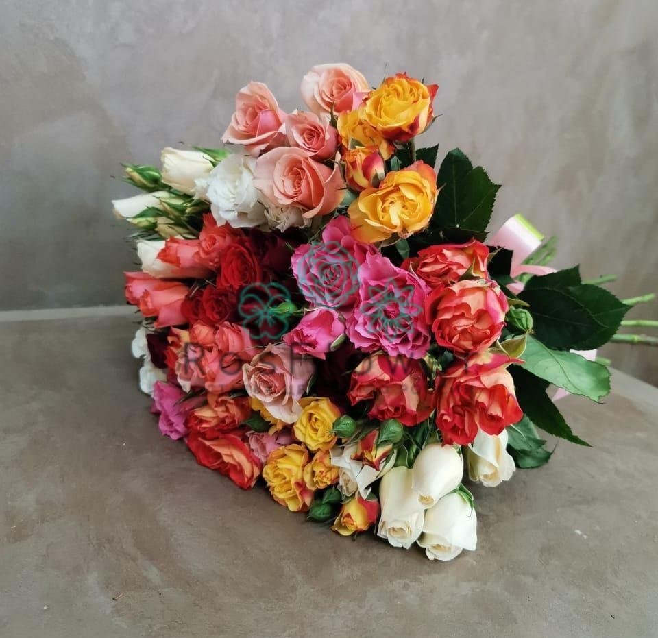 Букет цветов из: Розы в Заволжье