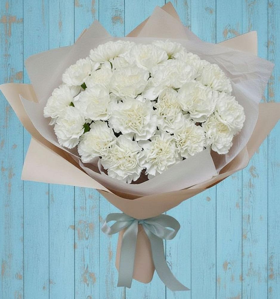 Букет цветов из: Гвоздики в Заволжье