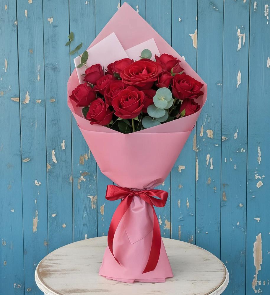 Букет цветов из: Розы в Заволжье