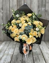 Букет цветов из:  Розы и Лизиантусы #REPLACE_PRED# Заволжье