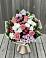 Букет цветов из: Альстромерии, Гвоздики, Розы и Хризантемы в Заволжье