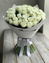 Букет 35 Белых роз в Заволжье