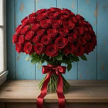 Букет Красные розы Блэк Меджик в Заволжье