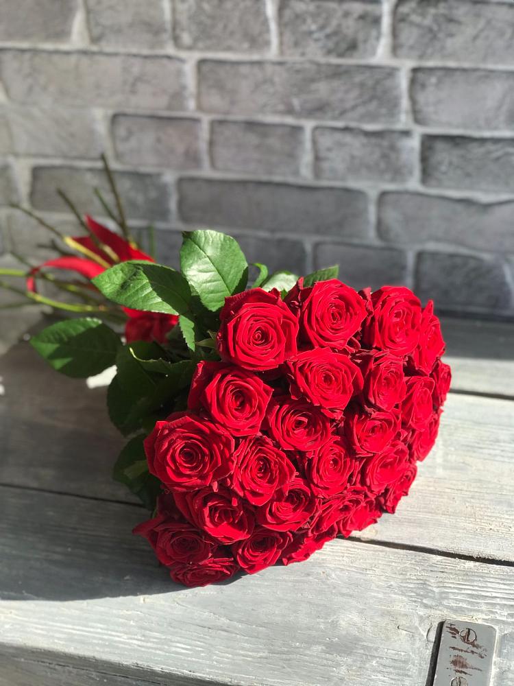 Букет Красные розы Фридом в Заволжье