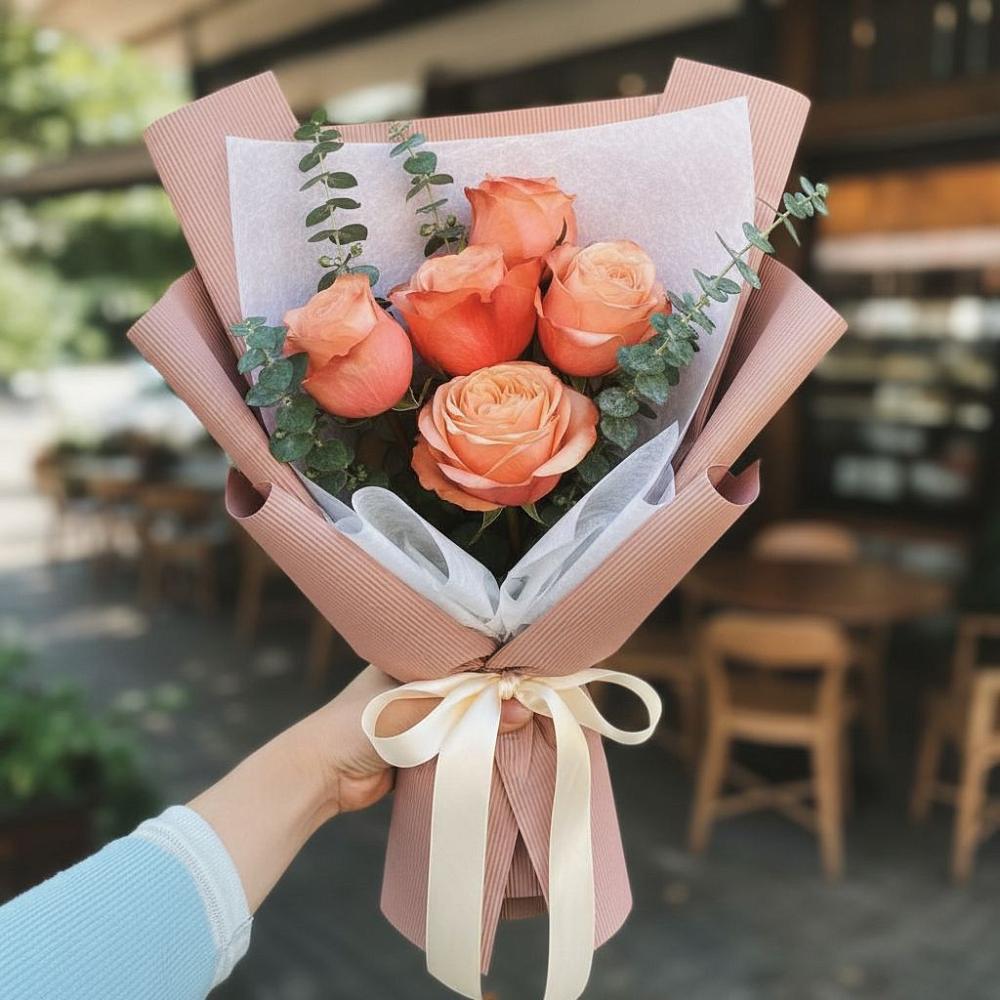 Букет цветов из: Розы в Заволжье