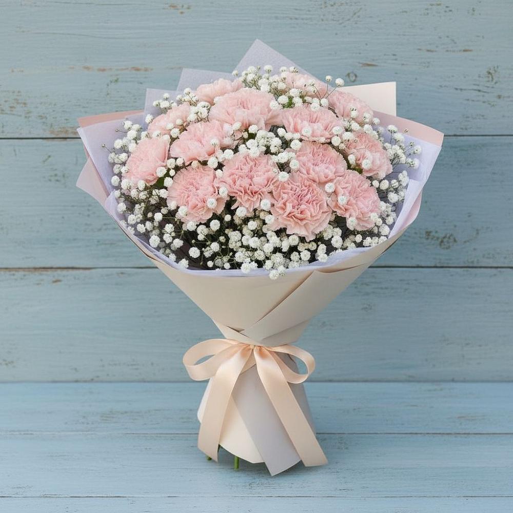 Букет цветов из: Гвоздики в Заволжье