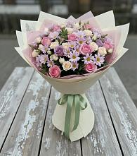 Букет цветов из:  Розы и Хризантемы #REPLACE_PRED# Заволжье