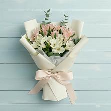 Букет цветов из:  Альстромерии #REPLACE_PRED# Заволжье