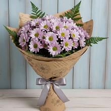 Букет цветов из:  Хризантемы #REPLACE_PRED# Заволжье