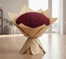 Букет 101 Красная роза в Заволжье