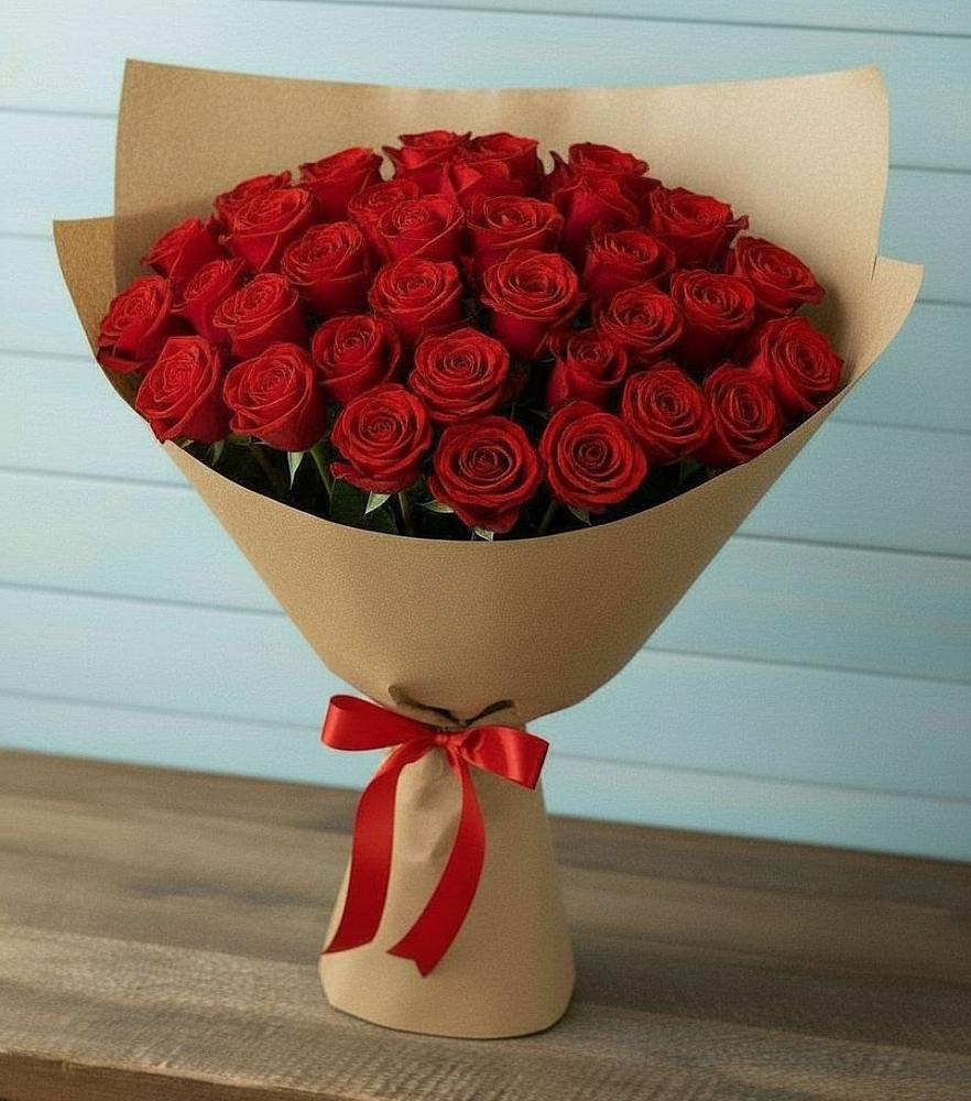 Букет Красные розы Милано в Заволжье