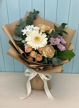 Букет цветов из:  Герберы и Хризантемы в Заволжье