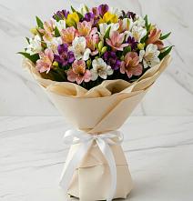 Букет цветов из:  Альстромерии в Заволжье