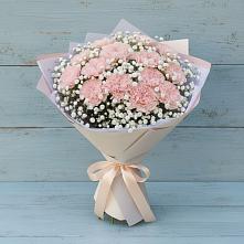 Букет цветов из:  Гвоздики в Заволжье