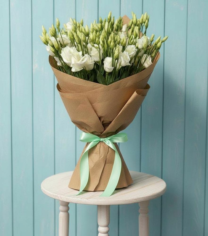 Букет цветов из: Лизиантусы в Заволжье