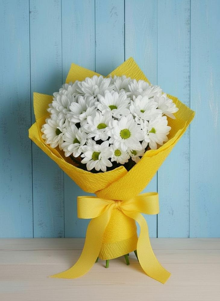 Букет цветов из: Хризантемы в Заволжье