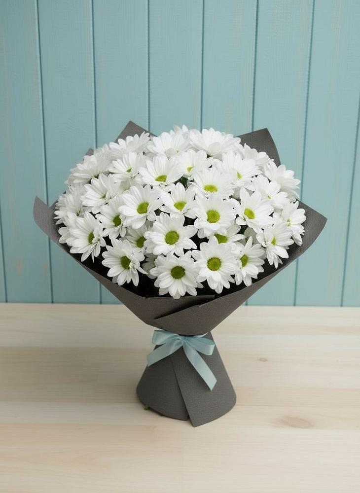 Букет цветов из: Хризантемы в Заволжье