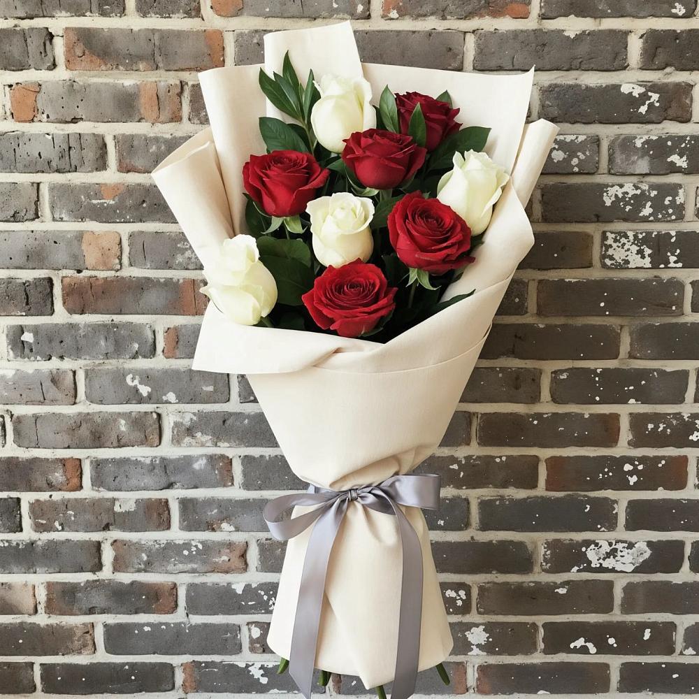 Букет цветов из: Розы в Заволжье