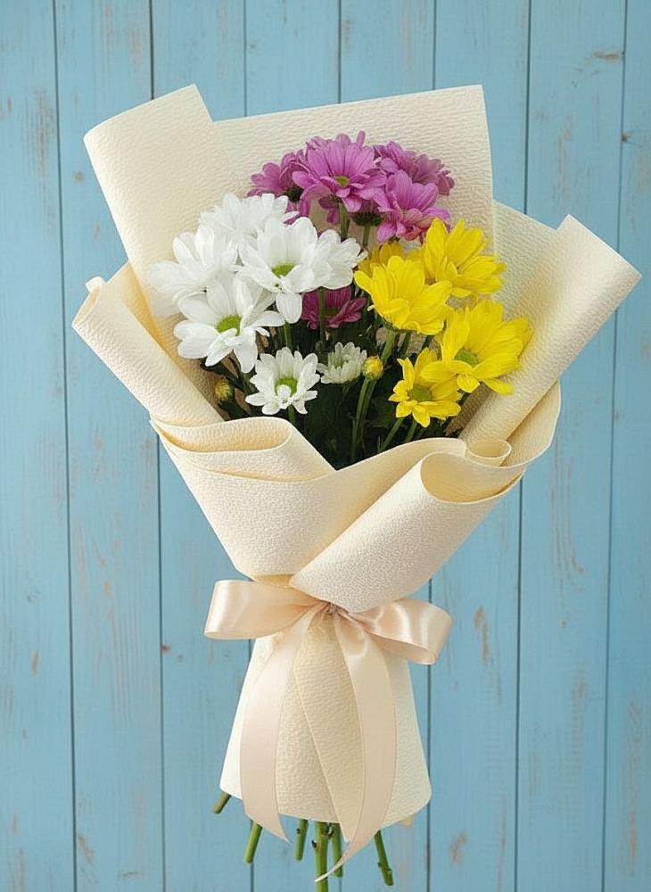 Букет цветов из: Хризантемы в Заволжье