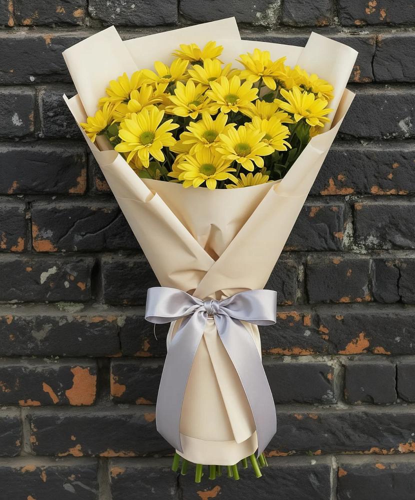 Букет цветов из: Хризантемы в Заволжье