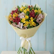 Букет цветов из:  Альстромерии в Заволжье