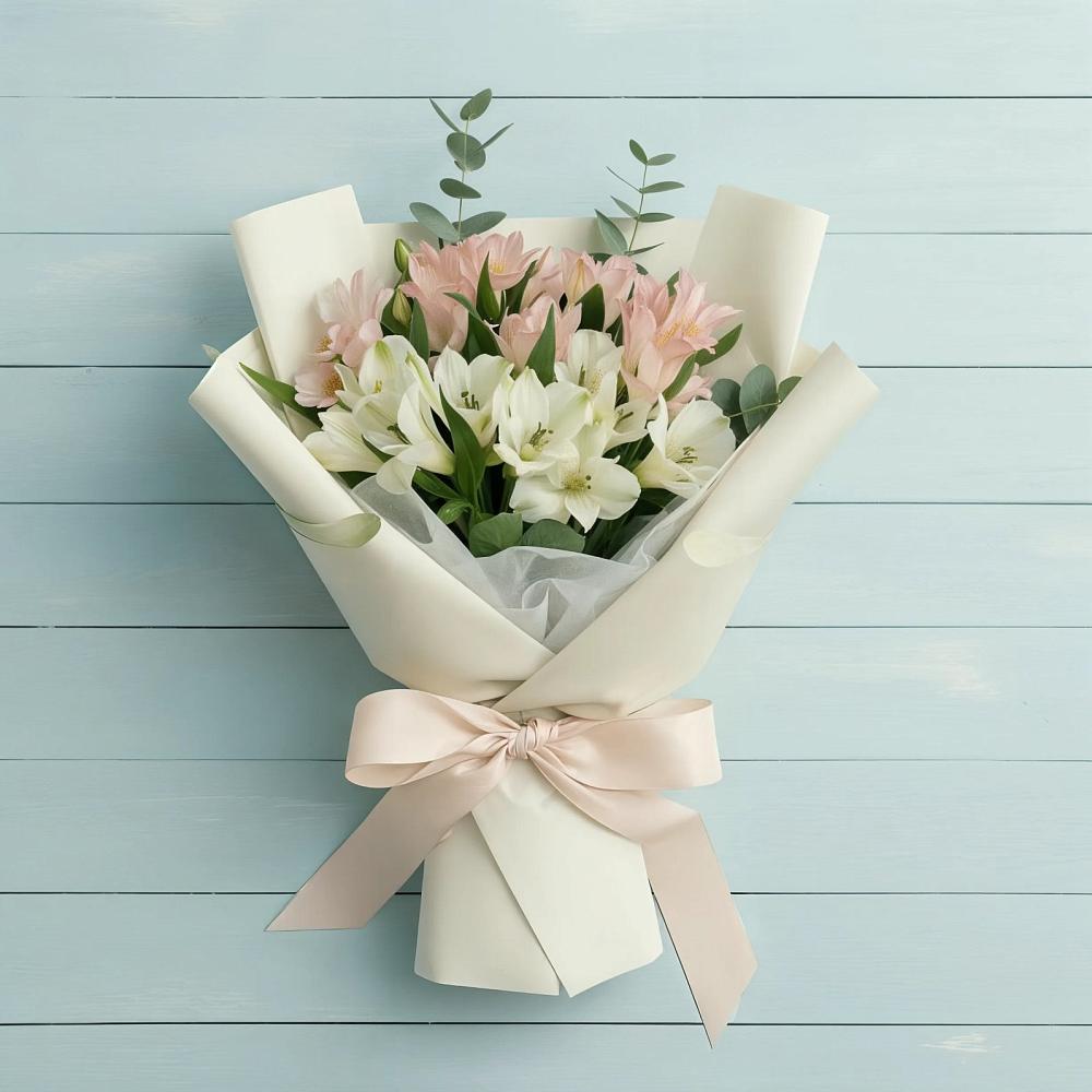 Букет цветов из: Альстромерии в Заволжье