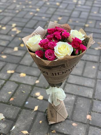 Букет цветов из: Розы в Заволжье